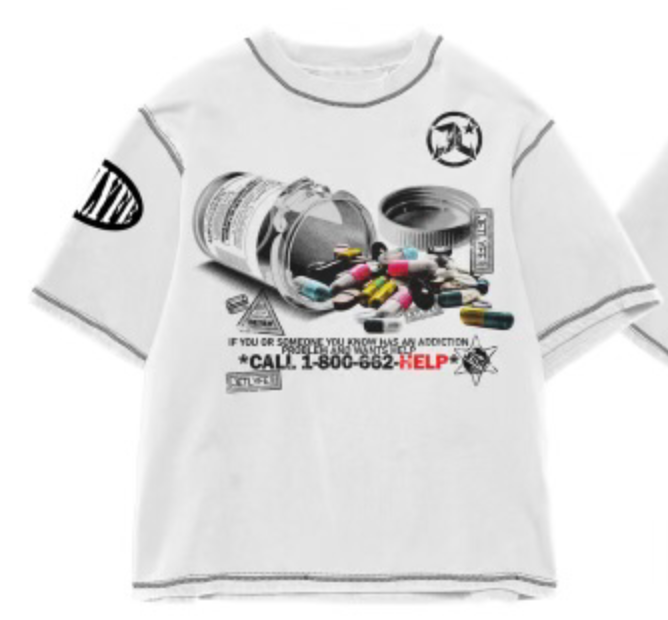 JetLyfe - 1800- Help Tee — front view