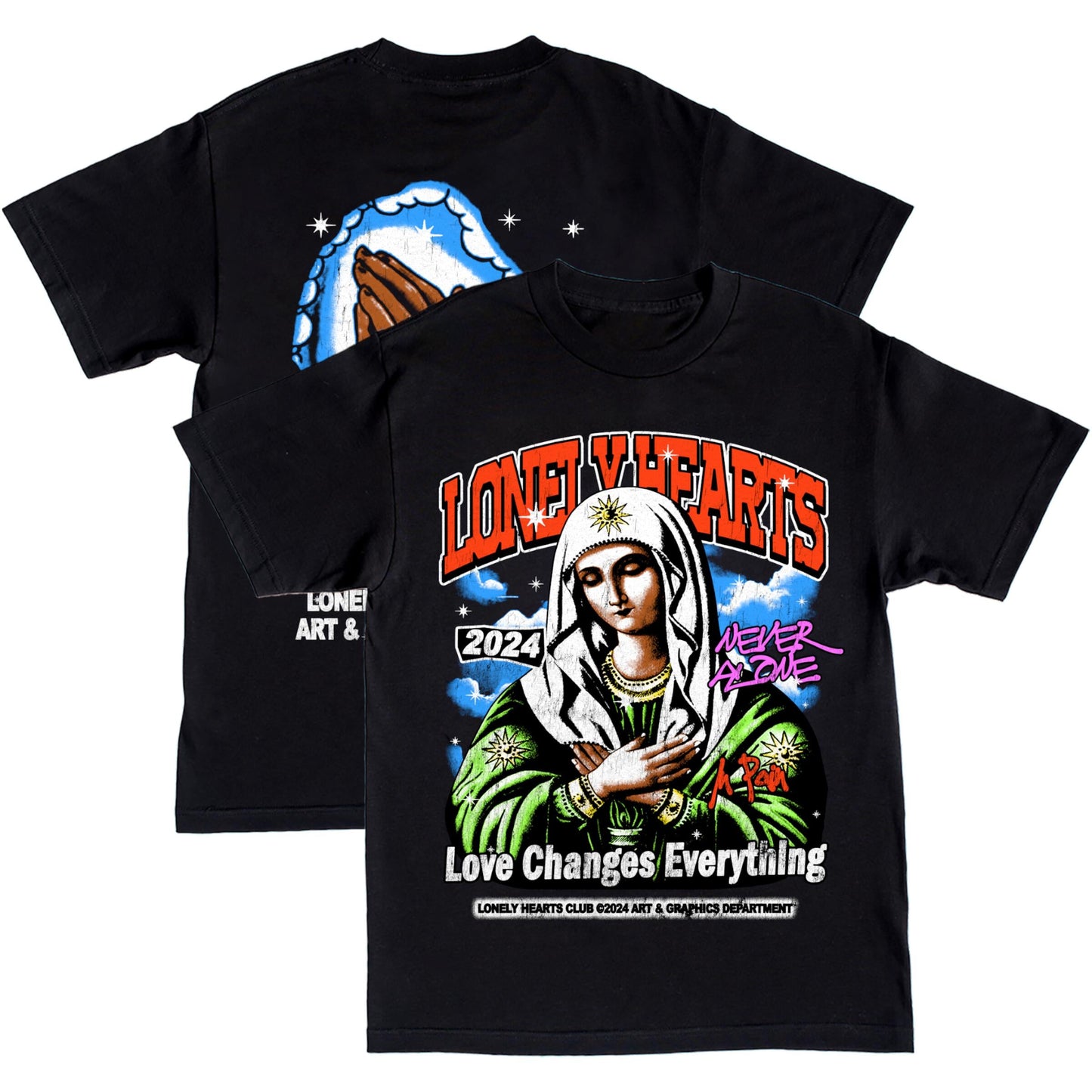 Massive Action Apparel - Love Changes Everything T-shirt - Black — front view