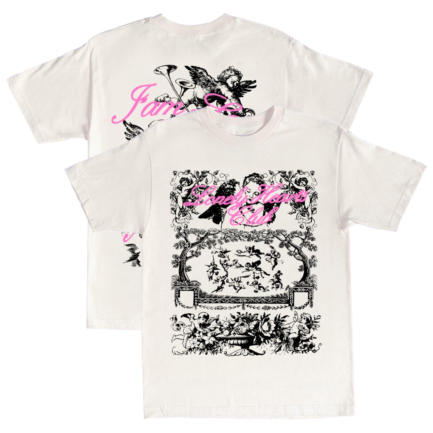Massive Action Apparel - Heaven Awaits Me T-shirt - Bone — front view