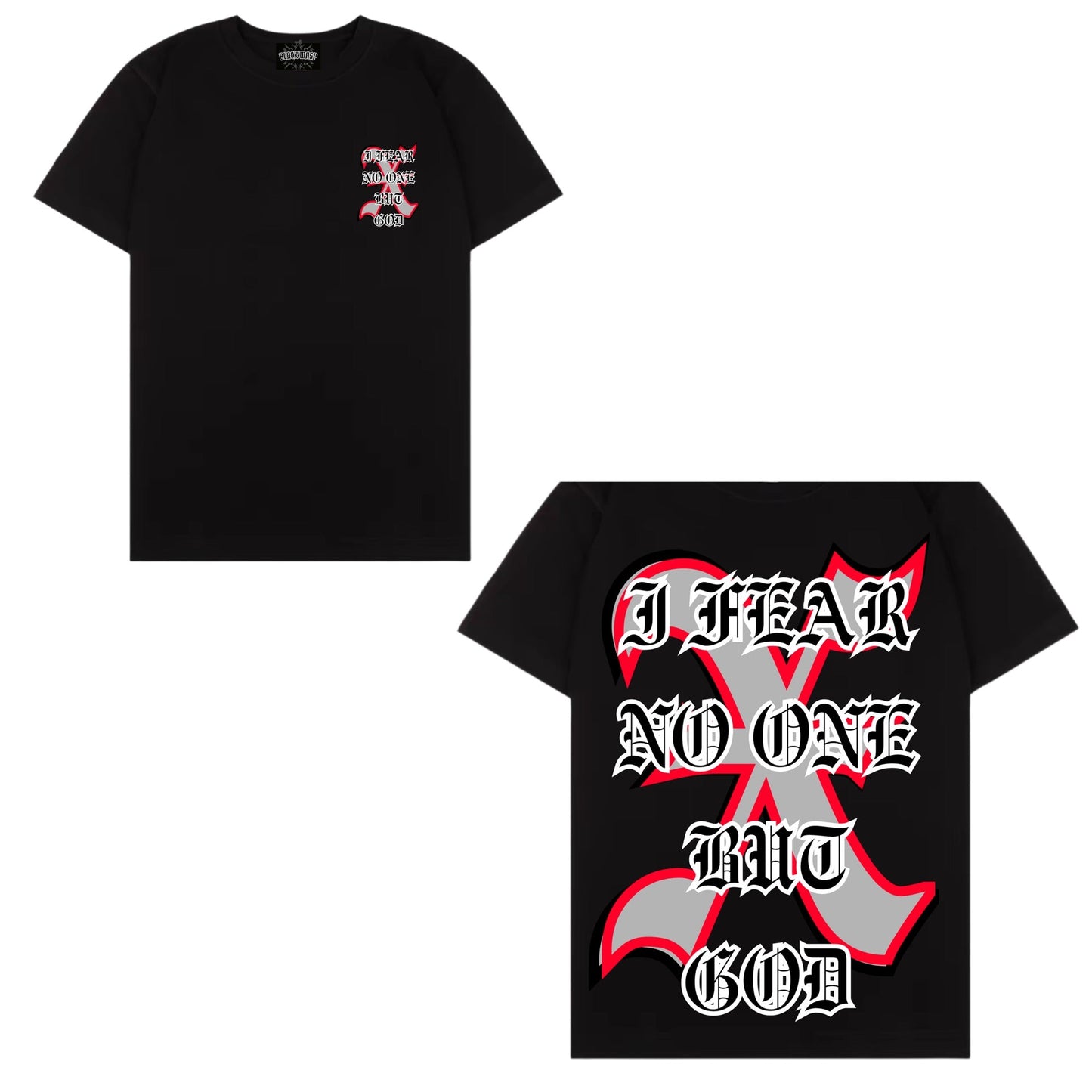 Black Wasp - I Fear NO One - Black-red — front view