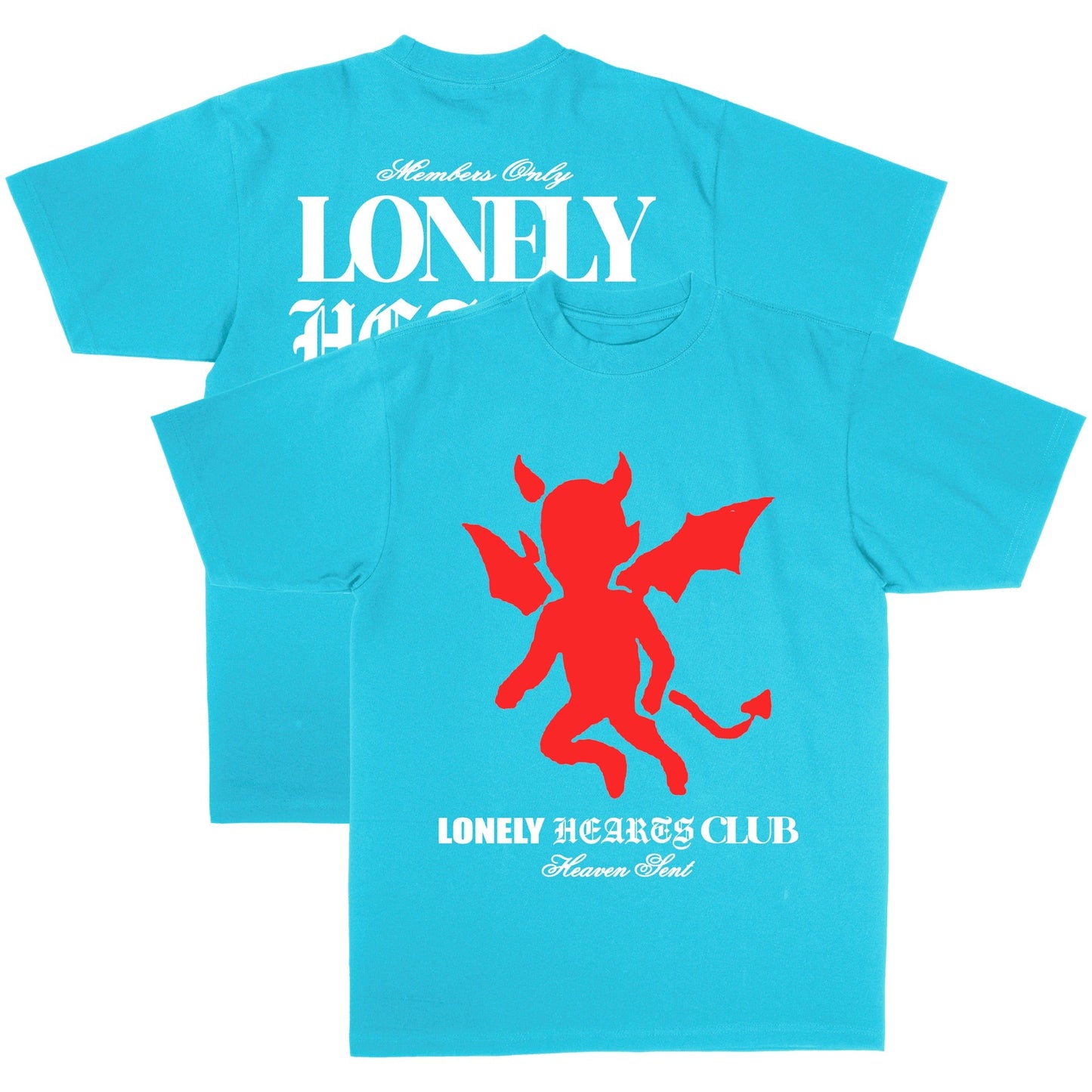 Massive Action Apparel - Heaven Sent Premium T-shirt - Pool Blue — front view