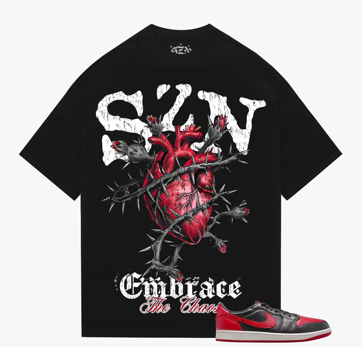 SZN - Thorn Heart - Black — front view
