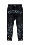 REVEER - Nebula Black Wash Denim - Black Wash — front view