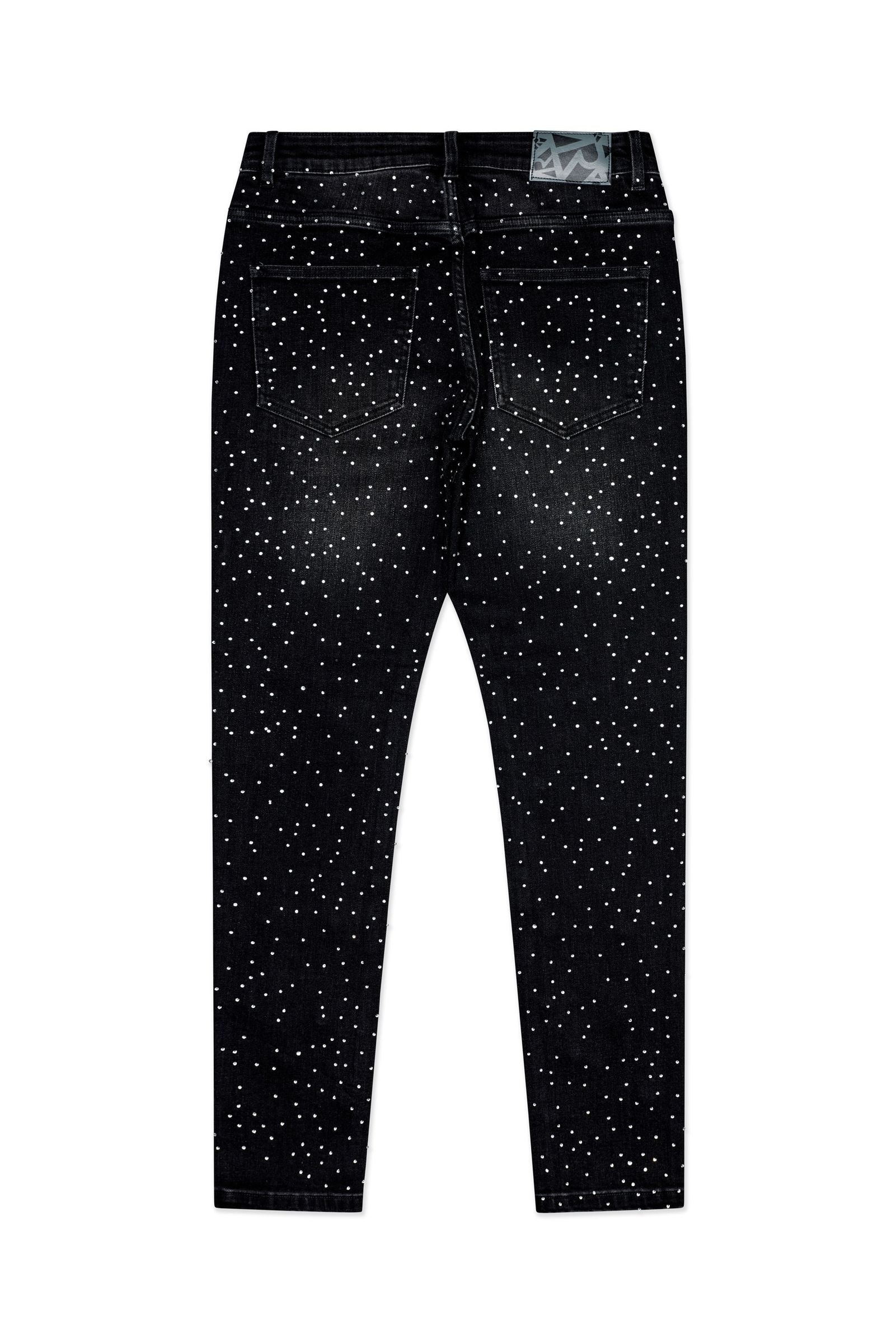 REVEER - Nebula Black Wash Denim - Black Wash — front view