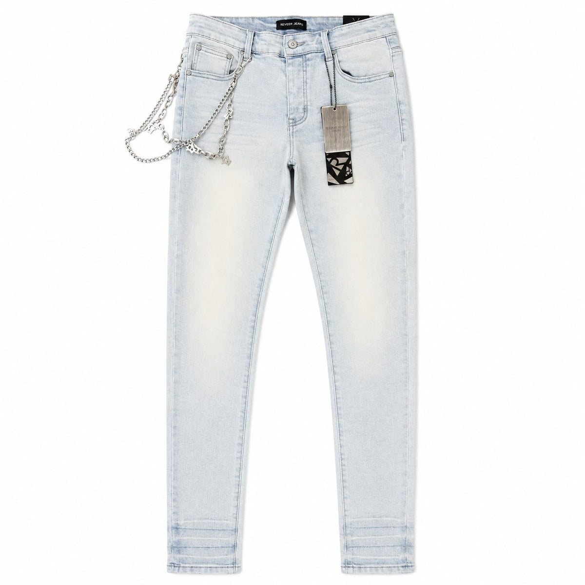 REVEER - Origin Ice Blue Skinny Denim - Xp-19 — front view