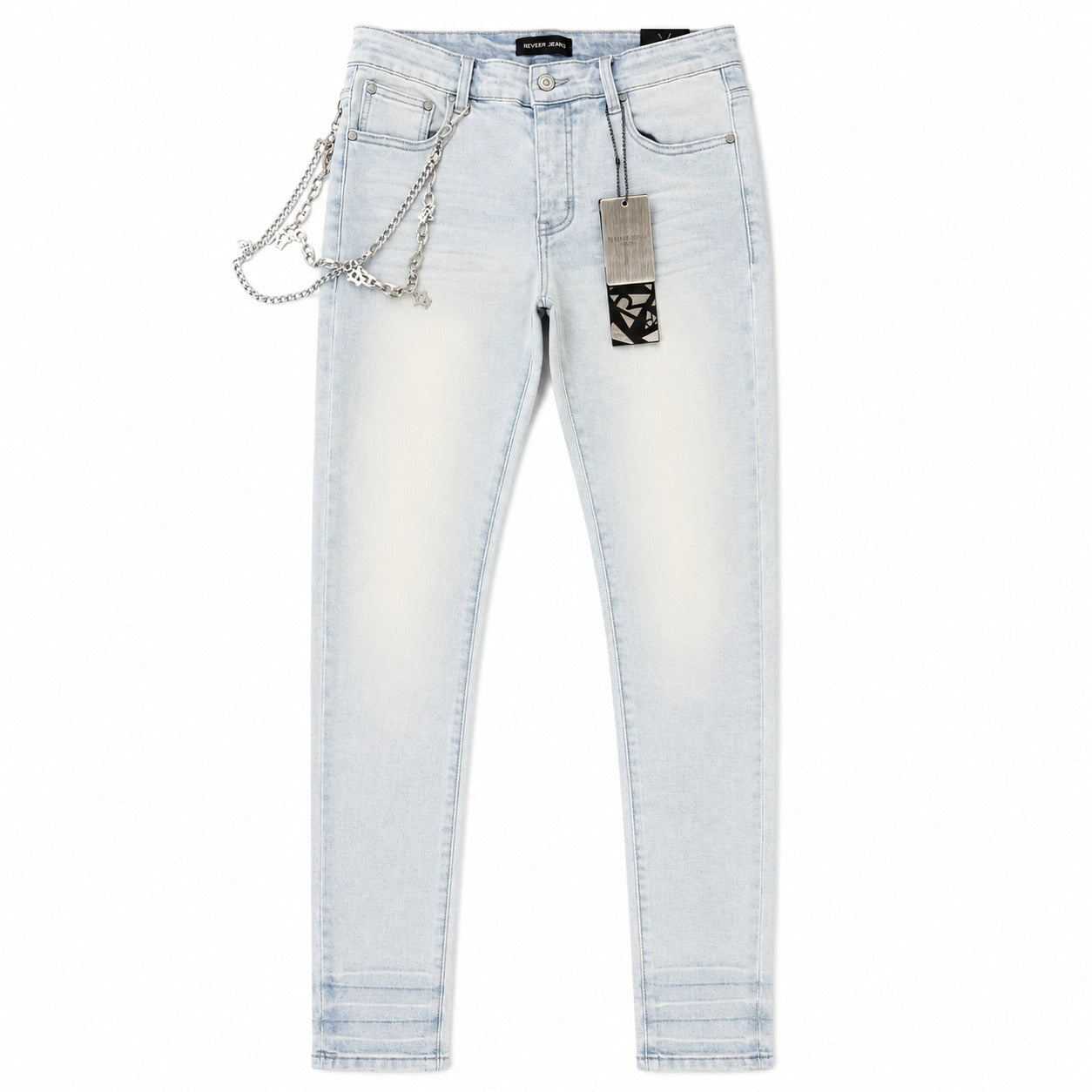 REVEER - Origin Ice Blue Skinny Denim - Xp-19 — front view