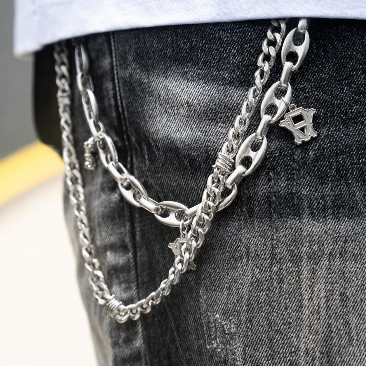 REVEER - Origin Ice Blue Skinny Denim - Xp-19 — front view
