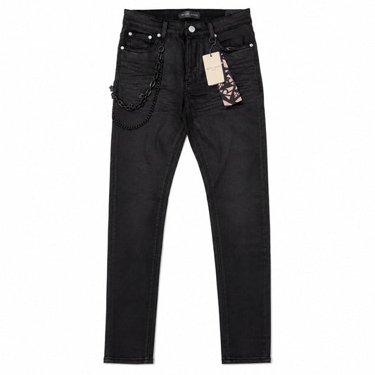 REVEER - Origin Light Wax Black Denim - Xp-13 — front view