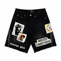 Mixed Emotion Chaos Carpenter Shorts - Black — front view