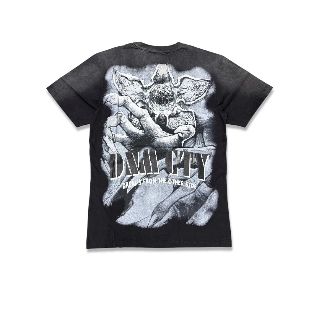 Denim City Dreams From The Other Side Tee - Black — front view