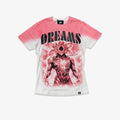 Denim City Dreams From The Other Side Tee - Coral — front view