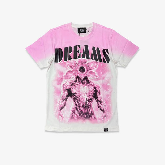 Denim City Dreams From The Other Side Tee - Pink — front view