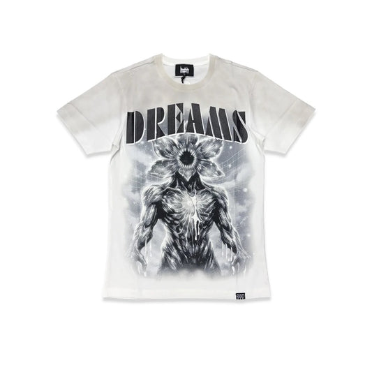 Denim City Dreams From The Other Side Tee - White — front view