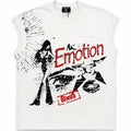 Mixed Emotion Emotion Denied Sleeveless - White — front view