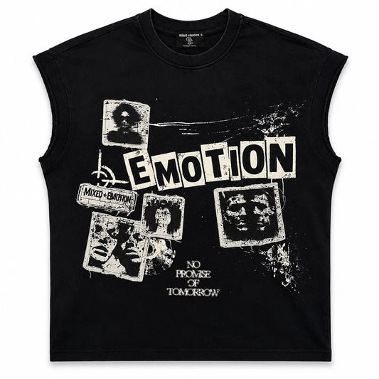 Mixed Emotion No Promise Of Tomorrow Sleeveless - Black — front view