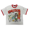 Mixed Emotion Emotion Surf Club Ringer Tee - White — front view