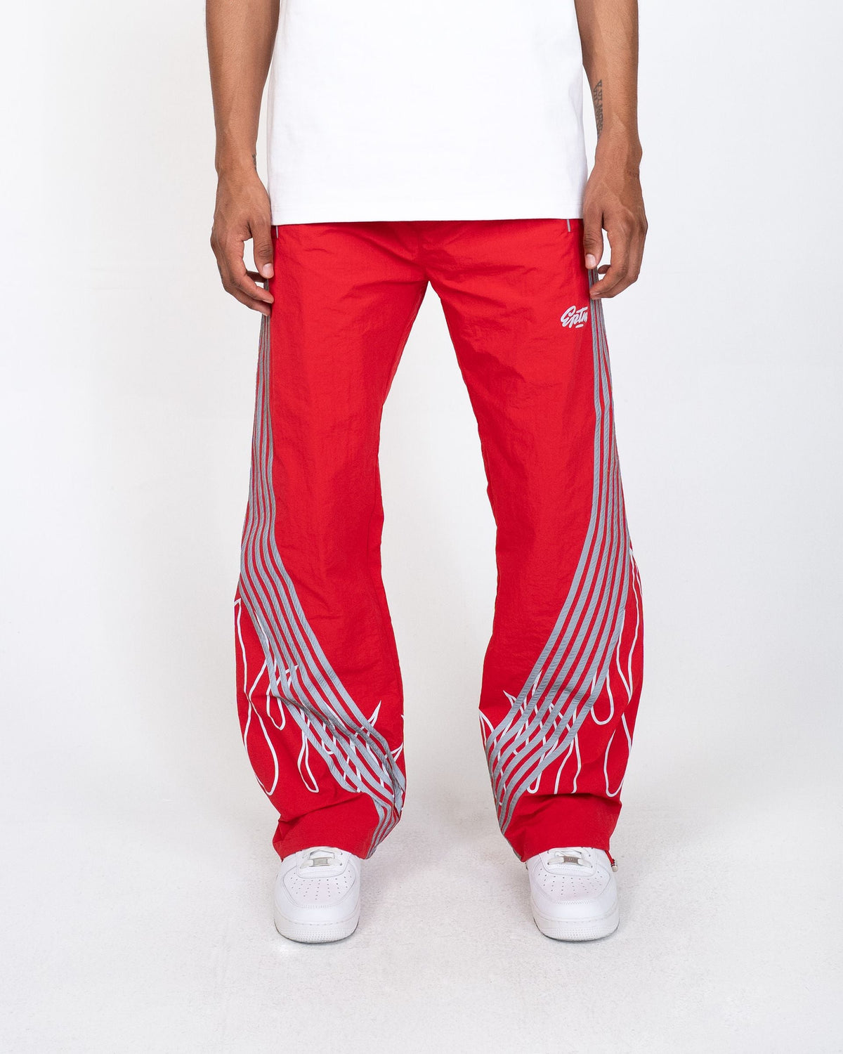 EPTM - Flame Highland Pants - Red — front view