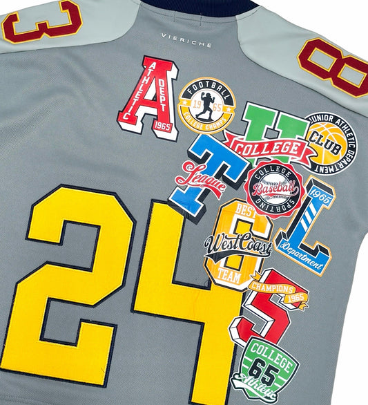 Vie Riche - Patchwork Jersey - Grey — front view