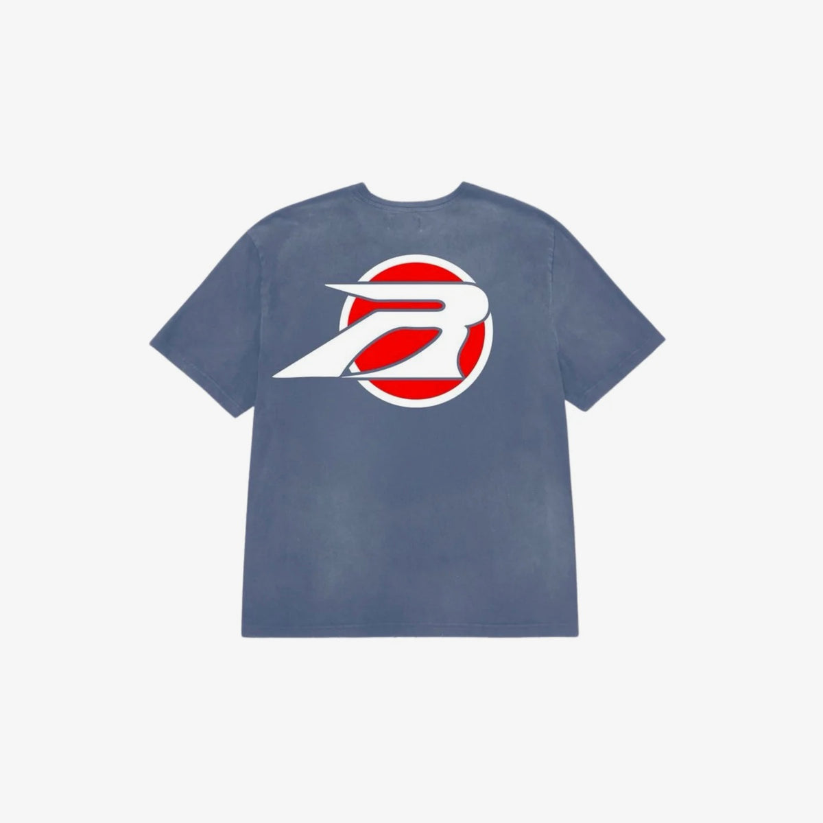 Ryoko Rain Yabai! Mascot Tee - Faded Blue — front view